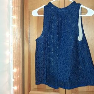 High neck cute blouse